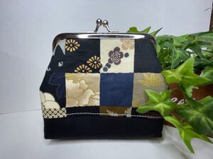 ハンドメイド がま口ポーチ 小物入れ