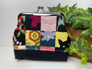 ハンドメイド がま口ポーチ2 小物入れ