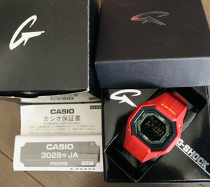 G-SHOCK G-056 ラスタファリアン RED 赤 レッド 5600 5000 薄型 GW056 G056 G056RE-4JF RASTA 好きに CASIO