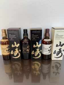 山崎18年 山崎12年 山崎ノンビンテージ 箱付セット