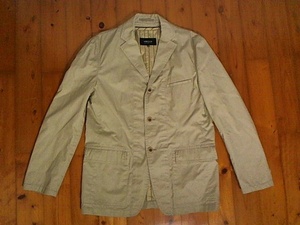 * beautiful goods * Comme Ca Ism [COMME CA ISM] liner attaching cotton tailored jacket M beige group 
