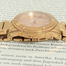 ★JUICY COUTURE レディース 腕時計★ ジューシークチュール 3針 ピンクゴールド 稼動品 F6251_画像6