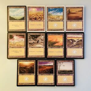 MTG 旧枠 日本語 基本地形 コンプリート 4ED 5ED 6ED 7ED MIR TMP USG MMQ INV ODY ONS 基本土地 コレクション 希少