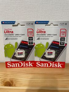 Sandisk マイクロSDカード 256GB 2セット