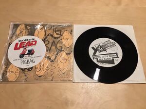 【帯シール付EP】PIGBAG / PAPA'S GOT A BRAND NEW PIGBAG (RT-14) / 販売時HONDA LEADステッカー付 / ROUGH TRADE / 1981年美品