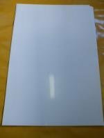  white plain PP( poly- Pro pi Len ) resin board (5 sheets bundle )91cmx60cm