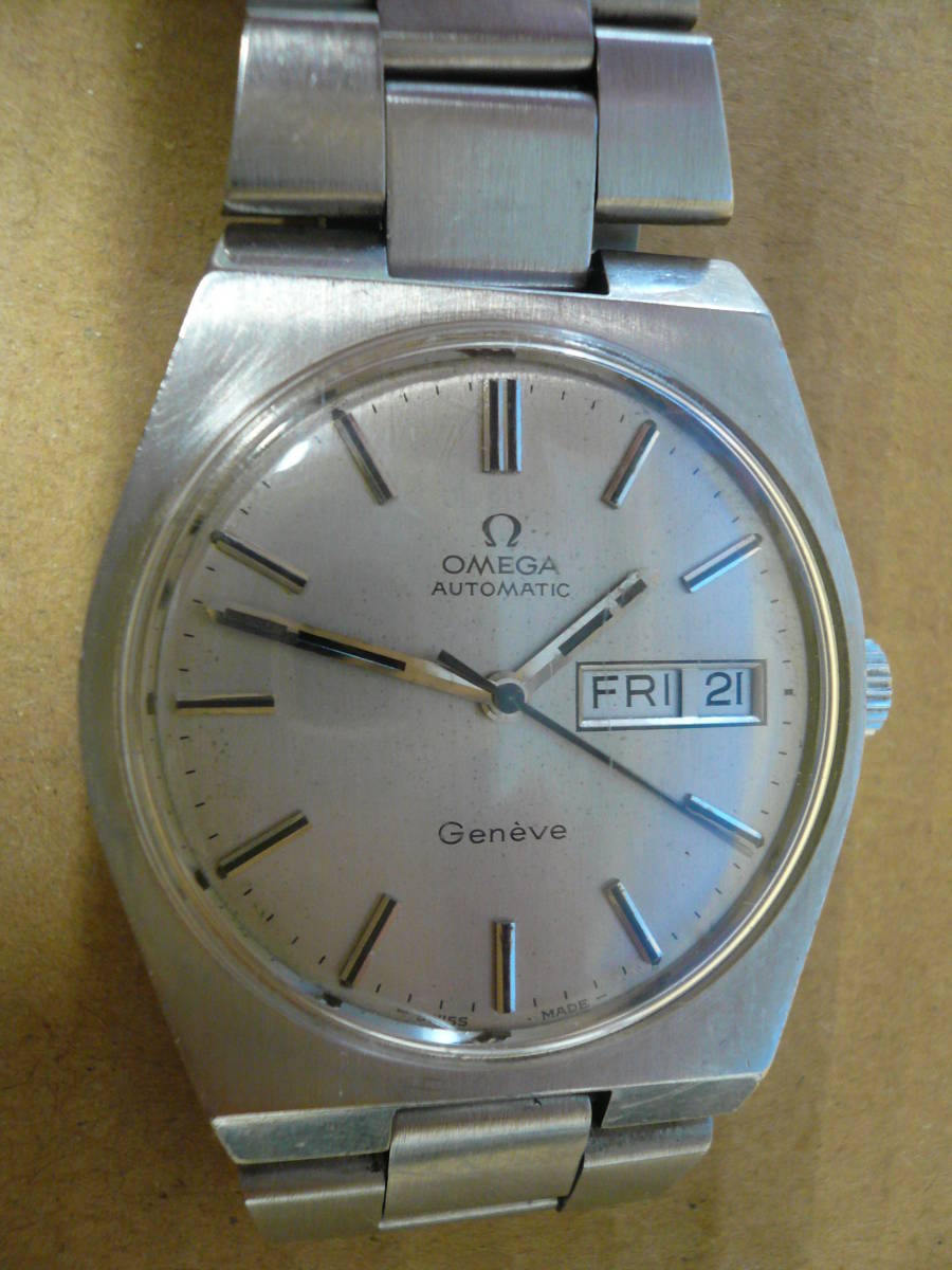 年最新ヤフオク!  omega geneve automaticオメガの中古品