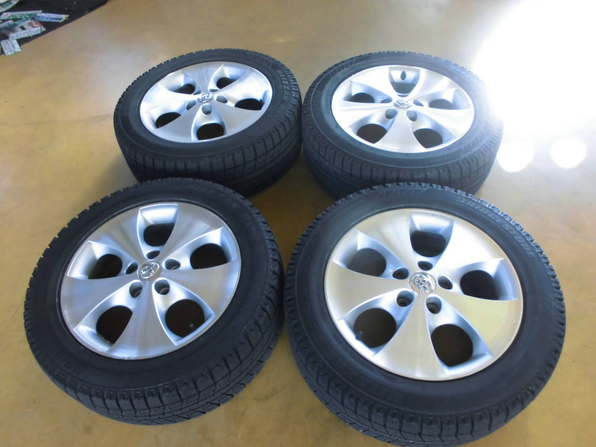 Alphard ANH10W зимние шины оригинальный aluminium 4 шт. комплект 17 дюймовый б/у товар 