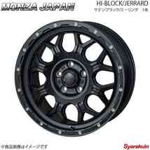 MONZA JAPAN HI-BLOCK/JERRARD ホイール4本 ムーヴラテ L550S/L560S【14×4.5J 4-100 INSET45 サテンブラック/ミーリング】_画像5