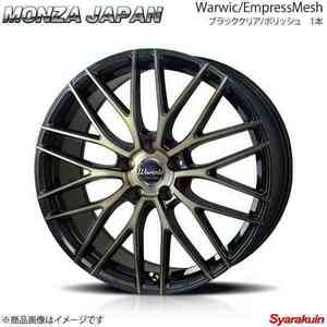 MONZA JAPAN Warwic/EmpressMesh ホイール1本 IS SE2#型【17×7.0J 5-114.3 INSET42 ブラッククリア/ポリッシュ】