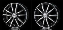 MONZA Warwic/DEEPRAND ホイール4本 マーク2ブリット 110系【17×7.0J 5-114.3 INSET48 ハイパーブラック/ミラーカットポリッシュリム】_画像2