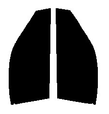 ハーフスモーク　７６％　運転席、助手席　プレリュード BA8・BA9・BB1・BB4　カット済みフィルム