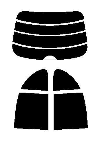 スモーク　２６％　マーチ　K12　５ドア　カット済みカーフィルム　リヤーセット