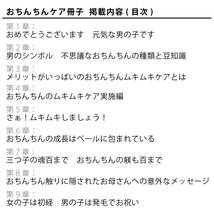 子育て・性の悩み電話相談券付育児書 男の子のママへ「おちんちんケア」出産～思春期迄専門家にアドバイスを貰えるハウツー本(電話相談30分_画像4