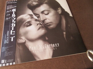 　　ポール・マッカートニー　LP　　/　「　プレス・トゥ・プレイ　」　　帯付き　　　　Paul　McCartney　＆　Wings