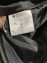レディース 黒 ブラック ロングコート M ジャケット 無地_画像5
