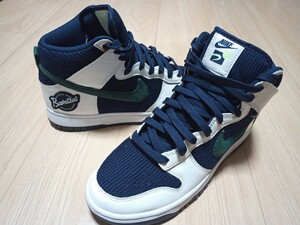 Nike Dunk High EMB "College Navy"ナイキ ダンク ハイ EMB "カレッジ ネイビー"26センチ