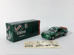 トミカ　3 日産スカイラインGT-R32 nissan skyline castrol カストロール日本製　made in japan tomica