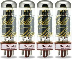 4 pcs set Genalex GOLD LION vacuum tube KT77( parallel imported goods ) Matched Quad KT-77 domestic sending * prompt decision! postage included * Gold lion 