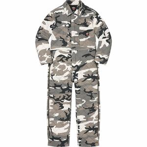 【新品未使用】 21AW 22 新品 SUPREME シュプリーム DICKIES QUILTED COVERALL ディッキーズ カバーオール オーバーオール CAMO カモ