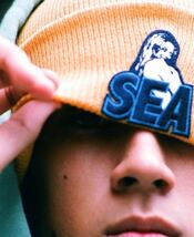 【新品タグ付き】20AW 21 新品 WIND AND SEA ウィンダンシー ヒステリックグラマー HYSTERIC GLAMOUR × WDS BEANIE ビーニー ニット帽_画像2