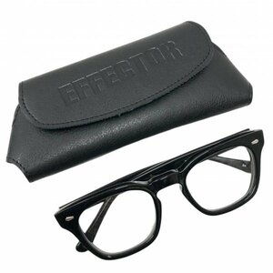 EFFECTOR / CUT エフェクター / 日本製 カット ウェリントン メガネ 眼鏡 ブラック