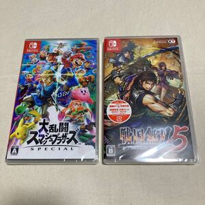 【新品 未開封】Switch スイッチ ソフト 大乱闘スマッシュブラザーズ SPECIAL & 戦国無双5 セット