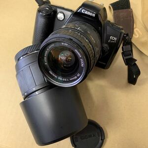 Canon キヤノン キャノンEOS EOS Kiss 一眼レフカメラ フィルムカメラ SIGMA ZOOM 28-80mm LENS 本体 ジャンク品