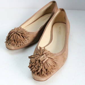  beautiful goods NINE WEST original leather n back shoes pumps 7.5M0B49