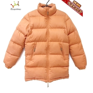 エーグル AIGLE ダウンコート サイズS - オレンジ レディース 長袖/冬 コート