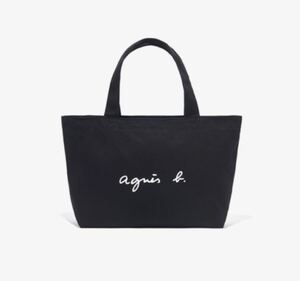 agnes b. アニエスベー ロゴ トートバッグ Sサイズ ブラック