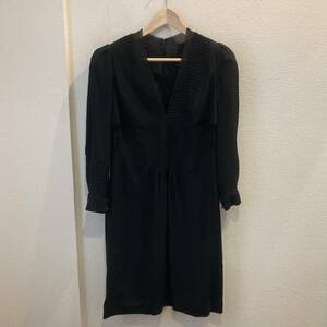  Gucci silk . design One-piece black / dress / switch 