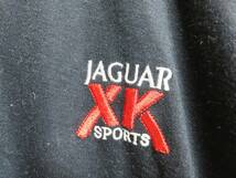 90s-00s ジャガースポーツ JAGUAR XK SPORTS ポロシャツ LL オフィシャルアイテム 黒×赤 車 自動車 _画像2