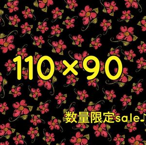 sale♪ロラライハリス生地 Daisy Caper黒90