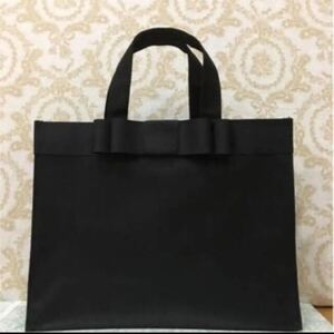 トートバッグ サブバッグ お受験 ハンドメイド A4対応トート 2段重ねリボン