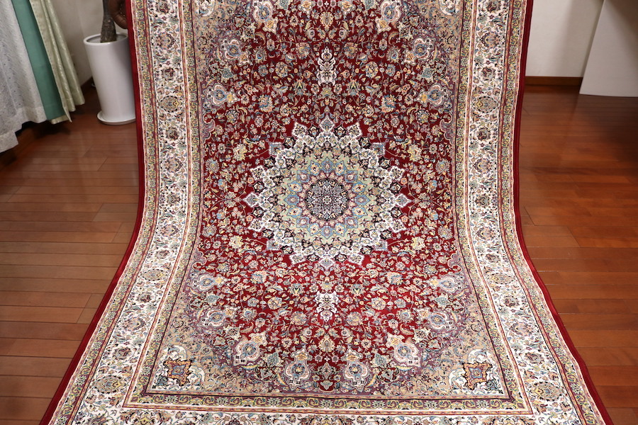 世界有名な 未使用 ペルシャ絨毯 - ラグ