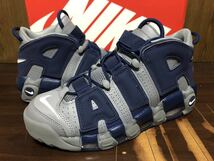 21年製 NIKE AIR MORE UPTEMPO 96 HOYA ナイキ エア モア アップテンポ ホヤ ジョージタウン大学 SWOOSH【921948-003】グレー ネイビー US9_画像1