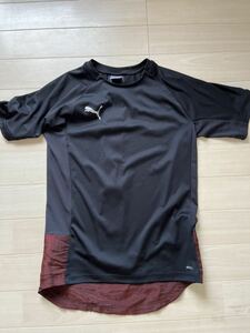 SALE★P PUMA トレーニングウェア　半袖　黒