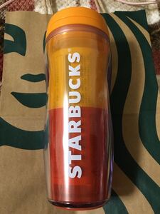 スターバックス タンブラー 水筒 クリスマス ホリデークリスマス アニバーサリー スタバ ボトル ボトルバイカラーオレンジ