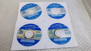 SE5 4 sheets set Fujitsu A744/H A574/H A574/HX A574/HW Windows8.1 Windows7 (64bit+32bit) recovery - media DVD