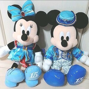 ☆　東京ディズニーシー★15th ミッキー&ミニー　 ミッキーマウス　 ミニーマウス　 ぬいぐるみ