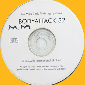 ボディアタック 32 CD LESMILLS BODYATTACK レスミルズ