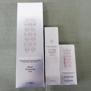  new goods fevulina nano aqua water cleansing gel UV nano ve-ruR 10GF cream 3 point set Sapporo west .