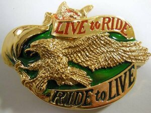 送料無料.（クリックポスト.. バイカーバックル LIVE to RIDE ★ RIDE to LIVE ..