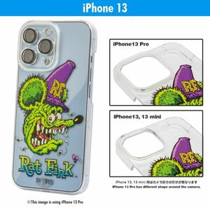 送料200円　Rat Fink Face iPhone 13 ハードケース [RAF593-13]　ラットフィンク