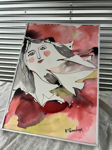 Art hand Auction ◆के.शिमाकेज द्वारा जल रंग पेंटिंग◆A-2197, चित्रकारी, आबरंग, चित्र