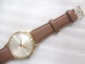 超美品1960sタカノシャトー変わりダイヤル手巻21石腕時計動品　S492