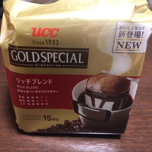 ゴールドスペシャル ワンドリップコーヒーリッチブレンド UCC
