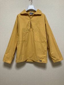 70's 80's Europe Vintage France Work LE GLAZIK Fisherman smock jacket 42 pull over yellow SANFOR