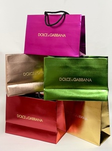 NEW新品【DOLCE ＆　GABBANA】ドルチェ＆ガッバーナ　ブランドショップ袋　ブランドショッパー　手提げ袋　紙袋